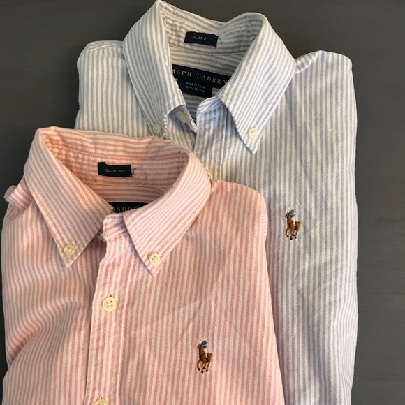 2 Women’s Ralph Lauren long sleeve shirts - Picture 1 of 1